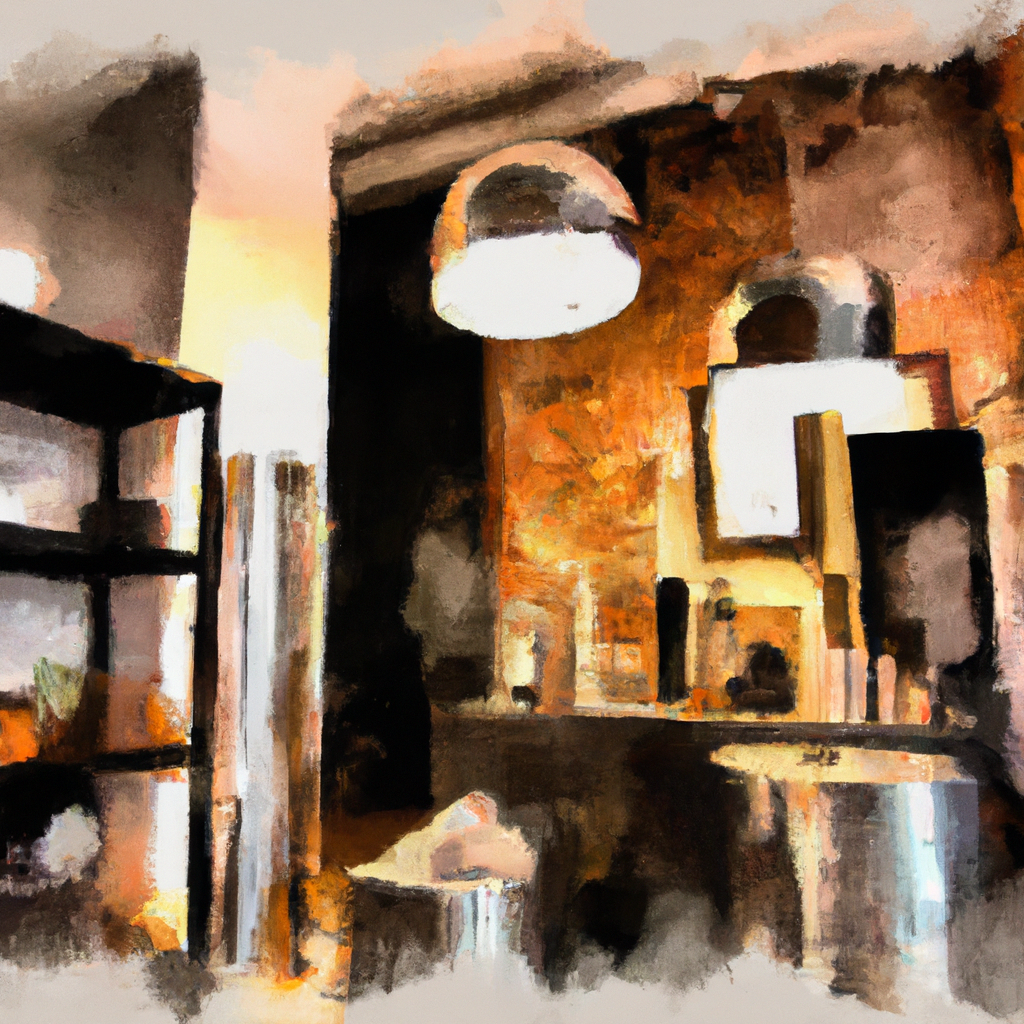 London loft apartment with industrial elements and modern design, no text, urban sophisticated living space. Style: Watercolor Painting, Theme: Urban Elegance